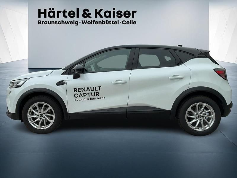 Gebraucht Renault Captur Techno 91 PS (66 kW) 2025 Perlmuttweiß metallic, black pearlschwarz metall (weiß) SUV
