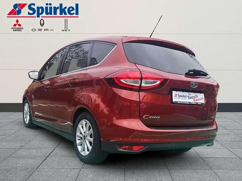 Gebraucht Ford C-MAX Titanium 125 PS (91 kW) 2017 Rot Van / Kleinbus