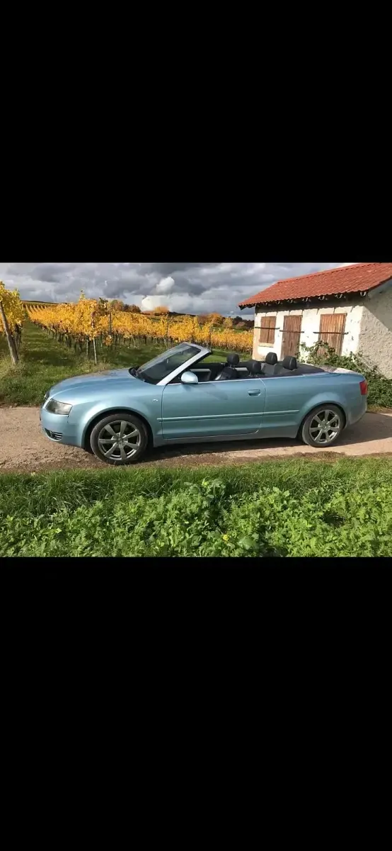 Occasion Audi A4 Cabriolet 163 ch (119 kW) 2003 Bleue Cabriolet