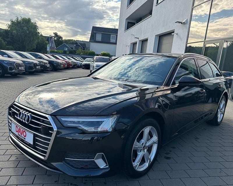 Mythosschwarz Gebraucht 2021 Audi A6 S-Line Kombi | 29.991 € (Superpreis) - Bild 1/4