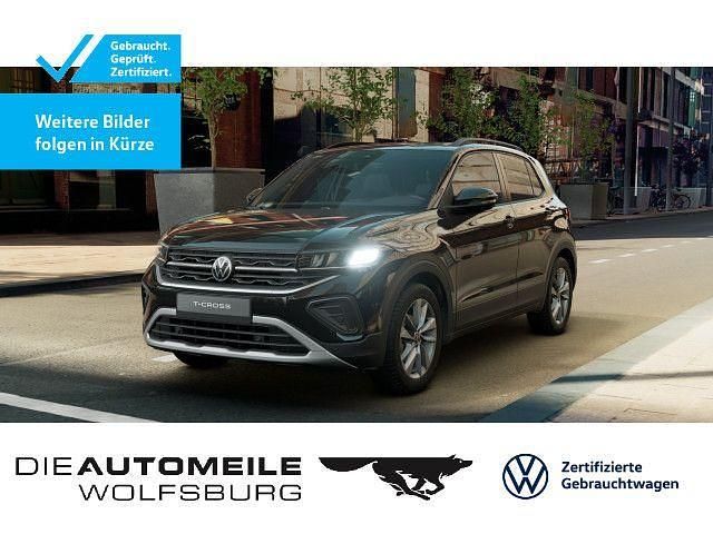 Deep black perleffekt (metallic) Gebraucht 2025 VW T-Cross Goal SUV | 23.850 € (Fairer Preis) - Bild 1/4