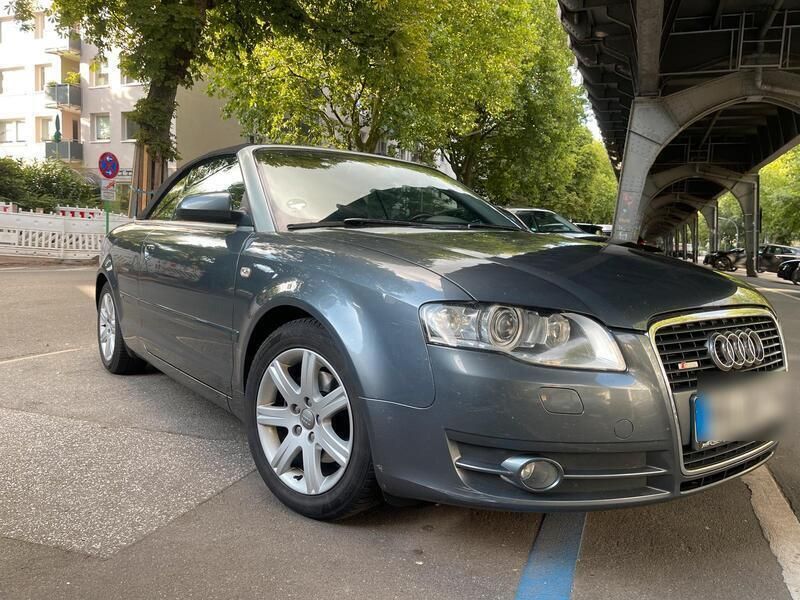 Grau Gebraucht 2008 Audi A4 Cabriolet S-Line Cabrio | 5.900 € (Guter Preis) - Bild 1/4