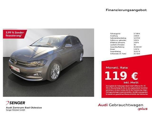 Grau Gebraucht 2021 VW Polo Highline Limousine | 17.380 € (Etwas zu teuer) - Bild 1/4