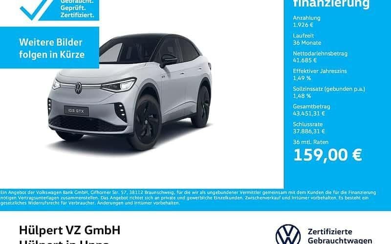 Silber Gebraucht 2024 VW ID.5 GTX SUV | 43.611 € (Fairer Preis) - Bild 1/3
