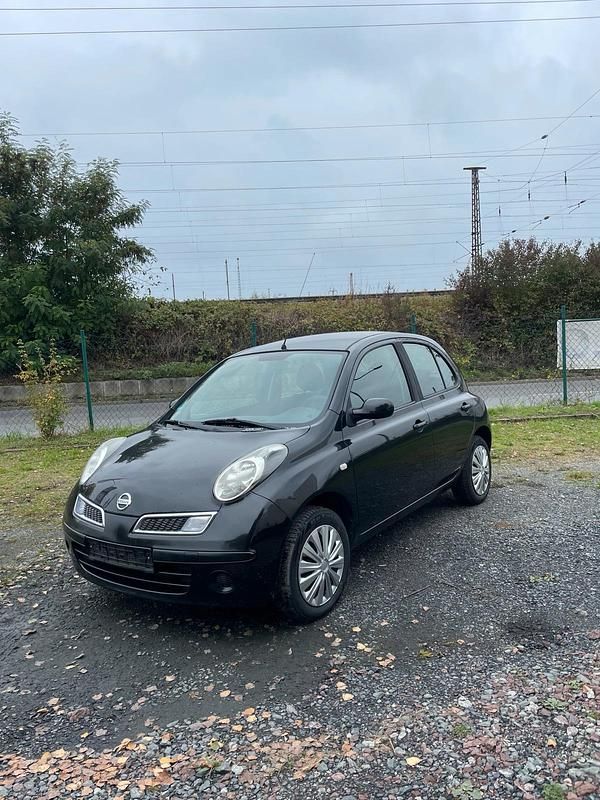 Schwarz Gebraucht 2008 Nissan Micra Kleinwagen | 2.400 € (Teuer) - Bild 1/4