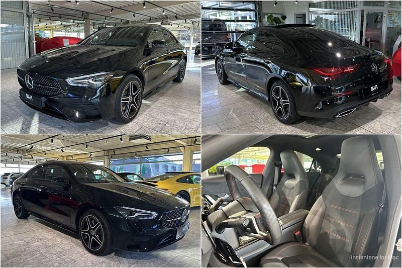 Kosmosschwarz metallic Gebraucht 2023 Mercedes CLA250e AMG line Limousine | 34.980 € (Fairer Preis) - Bild 1/4