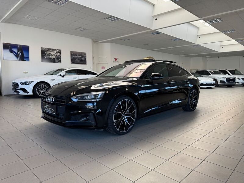 Schwarz Gebraucht 2019 Audi A5 Sportback S-Line Limousine | 24.500 € (Guter Preis) - Bild 1/4