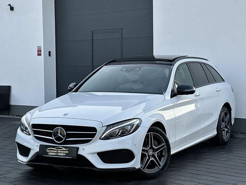 Gebraucht Mercedes C300 AMG line 245 PS (180 kW) 2016 Weiß Kombi