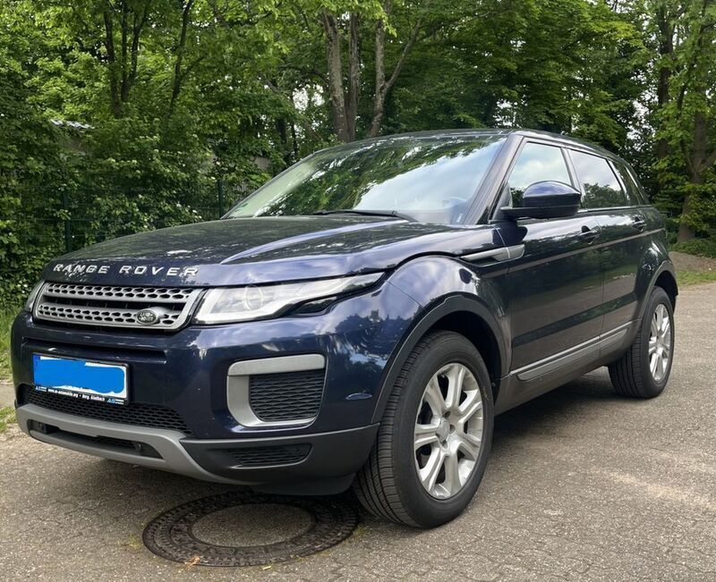 Blau Gebraucht 2015 Land Rover Range Rover evoque Pure SUV | 13.999 € (Guter Preis) - Bild 1/4