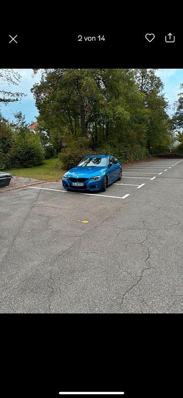Blau Gebraucht 2016 BMW 330e iPerformance Limousine | 20.400 € (Etwas zu teuer) - Bild 1/4