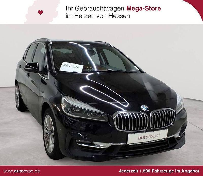 Schwarz Gebraucht 2020 BMW 218 Active Tourer Luxury Line Van / Kleinbus | 17.889 € (Fairer Preis) - Bild 1/4