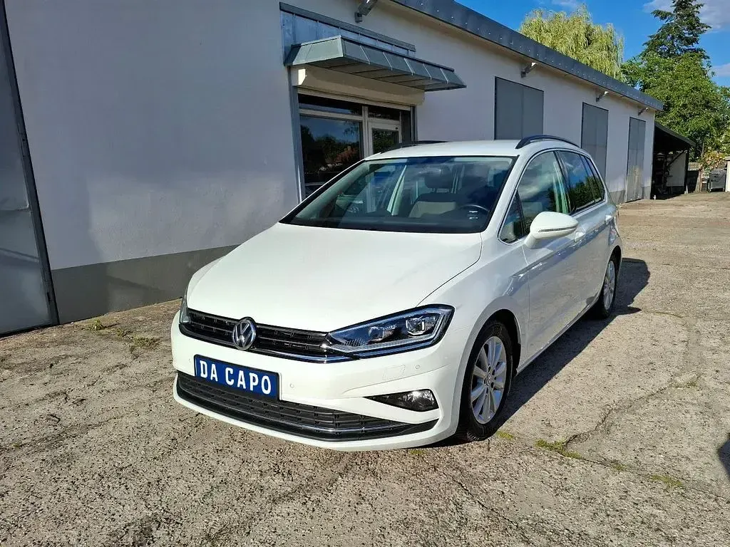 Gebraucht VW Golf Sportsvan Highline 131 PS (96 kW) 2018 Weiß Van / Kleinbus
