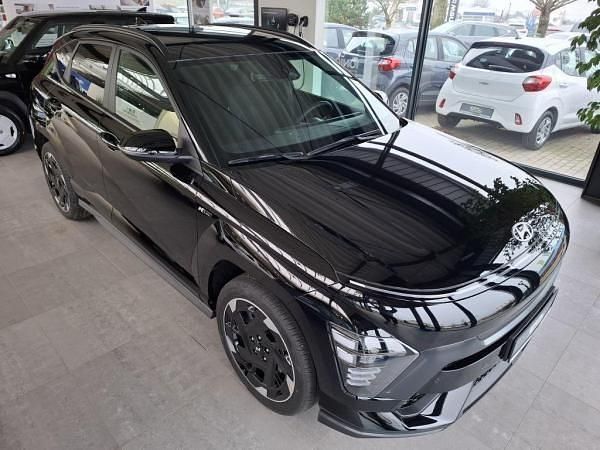 Gebraucht Hyundai Kona N Line 160 kW (218 PS) 2025 Schwarz (abyss black) SUV