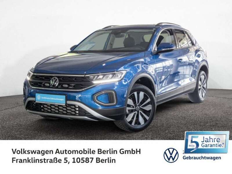 Blau Gebraucht 2024 VW T-Roc Move SUV | 27.930 € (Superpreis) - Bild 1/3