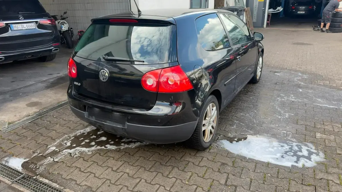 Gebraucht VW Golf V 2007 Schwarz Kleinwagen