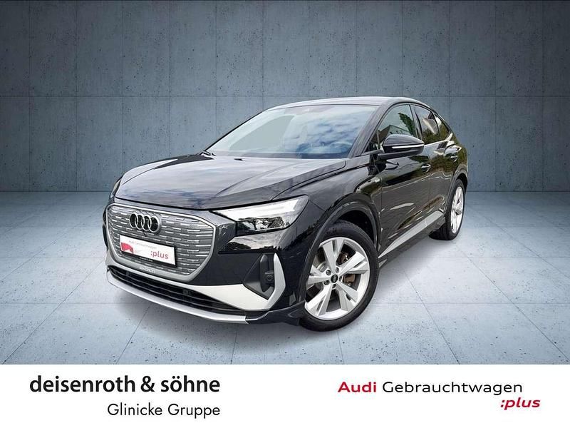 Mythosschwarz metallic Gebraucht 2022 Audi Q4 e-tron S-Line SUV | 29.410 € (Fairer Preis) - Bild 1/1