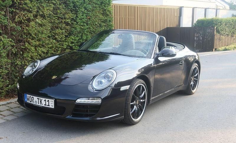 Schwarz Gebraucht 2011 Porsche 997 Black Edition Cabrio | 73.900 € (Teuer) - Bild 1/4