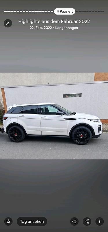 Gebraucht Land Rover Range Rover evoque 179 PS (131 kW) 2016 Weiß SUV
