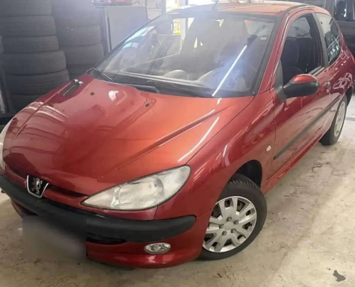 Gebraucht Peugeot 206 75 PS (55 kW) 2002 Rot Kleinwagen