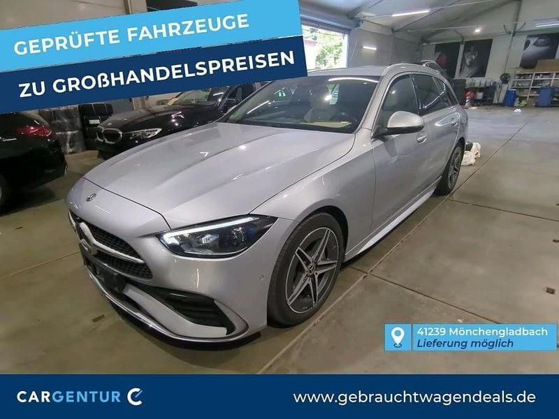 Silber Gebraucht 2022 Mercedes C220 AMG line Limousine | 27.190 € (Guter Preis) - Bild 1/2