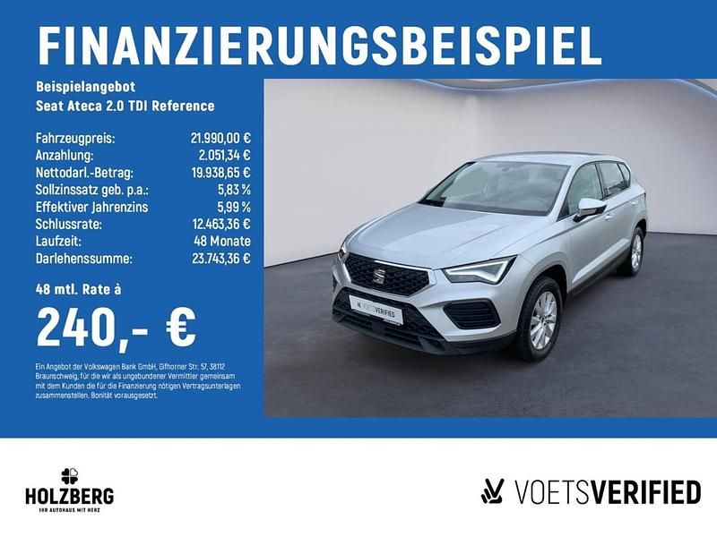 Gebraucht Seat Ateca Reference 116 PS (85 kW) 2023 Silber SUV