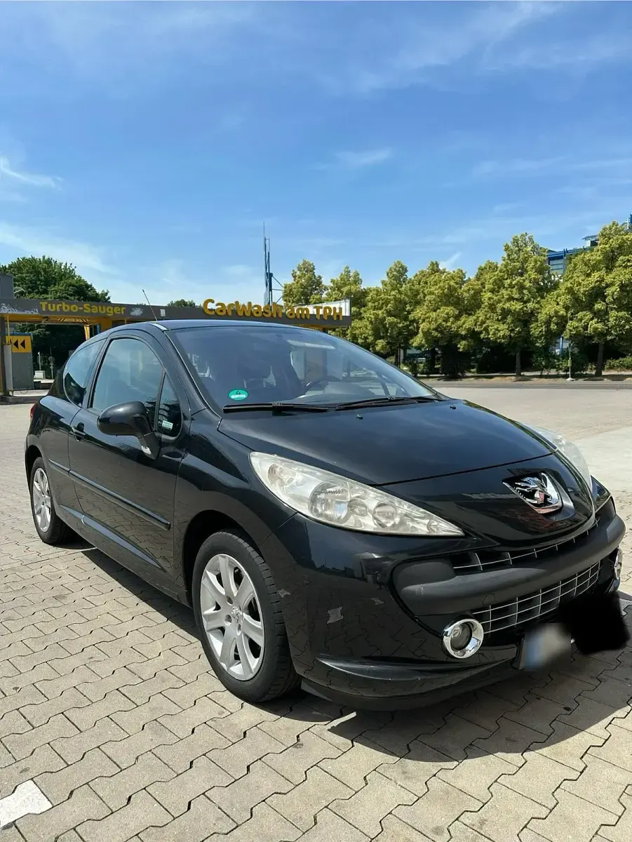 Gebraucht Peugeot 207 2006 Schwarz Kleinwagen