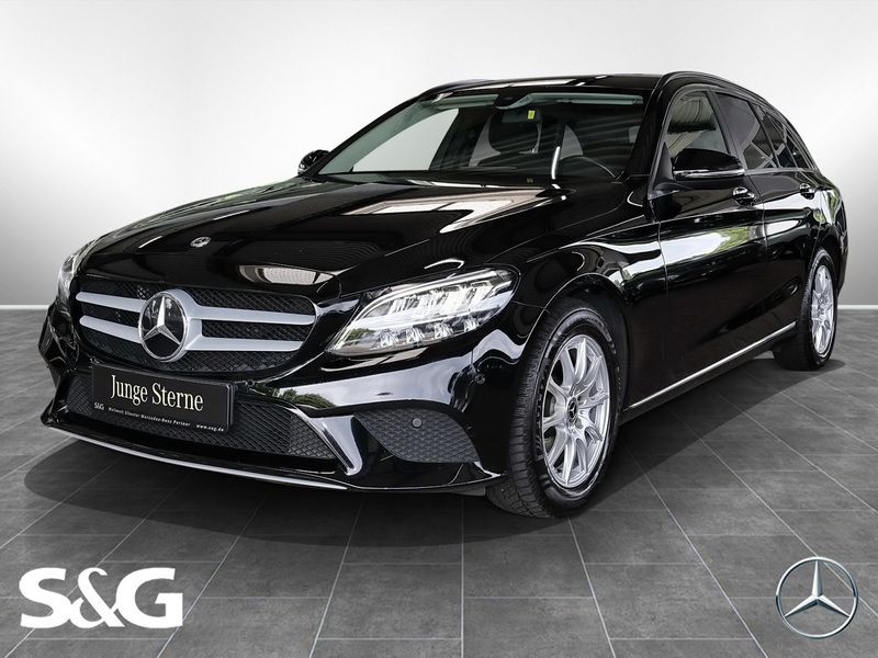 Unilack schwarz Gebraucht 2020 Mercedes C200 Business Kombi | 20.890 € (Guter Preis) - Bild 1/4