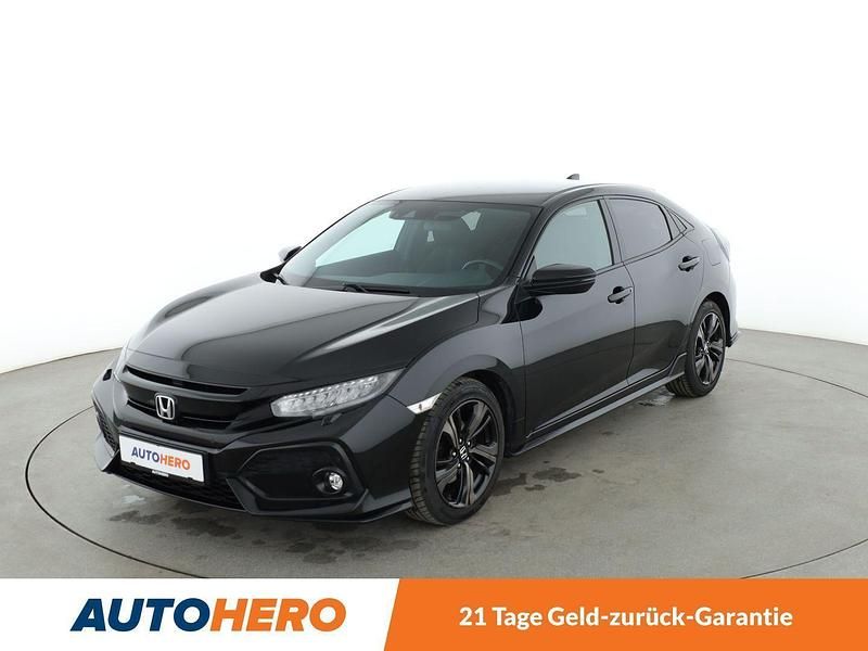 Schwarz Gebraucht 2018 Honda Civic Sport Limousine | 16.990 € (Fairer Preis) - Bild 1/3