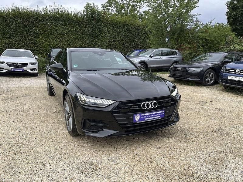 Mythosschwarz Gebraucht 2021 Audi A7 Sportback Sport Kleinwagen | 36.999 € (Superpreis) - Bild 1/4