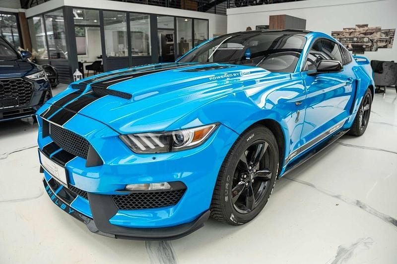 Blau Gebraucht 2018 Ford Mustang Coupé | 27.999 € - Bild 1/4