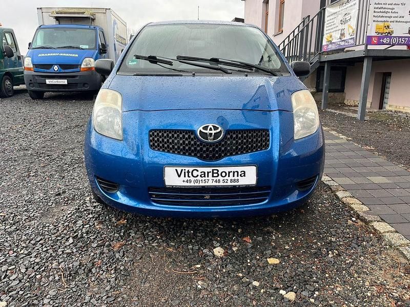 Gebraucht Toyota Yaris Cool 69 PS (50 kW) 2008 Blau Kleinwagen