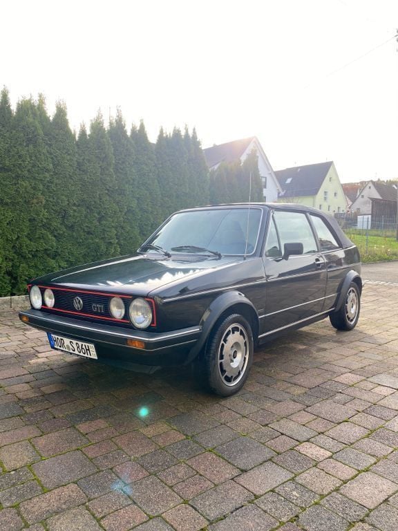 Schwarz Gebraucht 1987 VW Golf Cabriolet Cabrio | 17.995 € - Bild 1/4