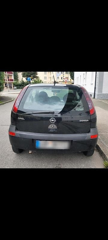 Schwarz Gebraucht 2001 Opel Corsa Kleinwagen | 300 € (Superpreis) - Bild 1/4