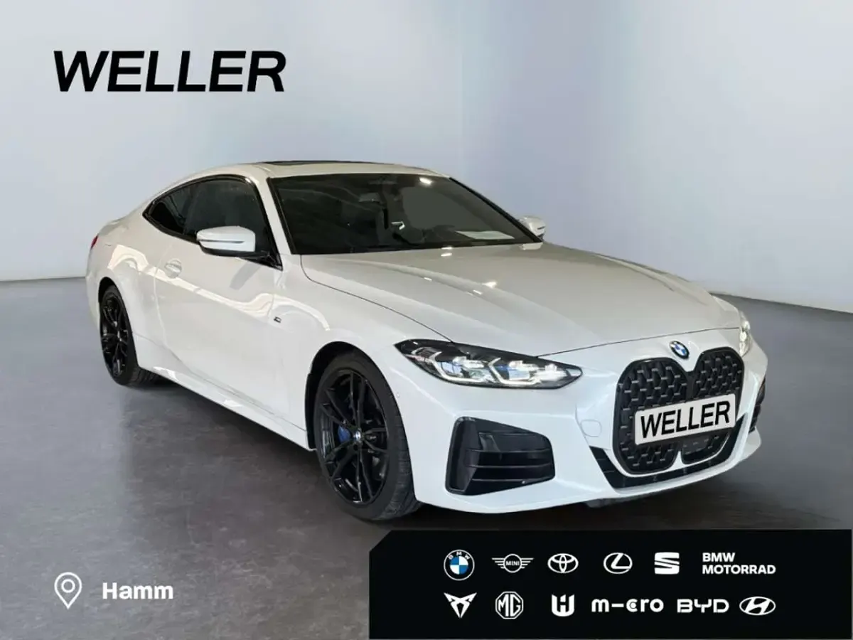 Gebraucht BMW 440 374 PS (275 kW) 2021 Mineralweiß metallic Coupé