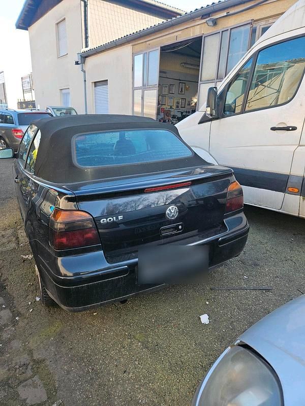 Gebraucht VW Golf Cabriolet 101 PS (74 kW) 1998 Schwarz Cabrio