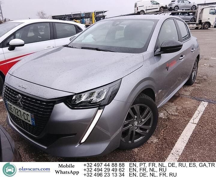 Grau Gebraucht 2022 Peugeot 208 Active Kleinwagen | 10.406 € (Guter Preis) - Bild 1/4