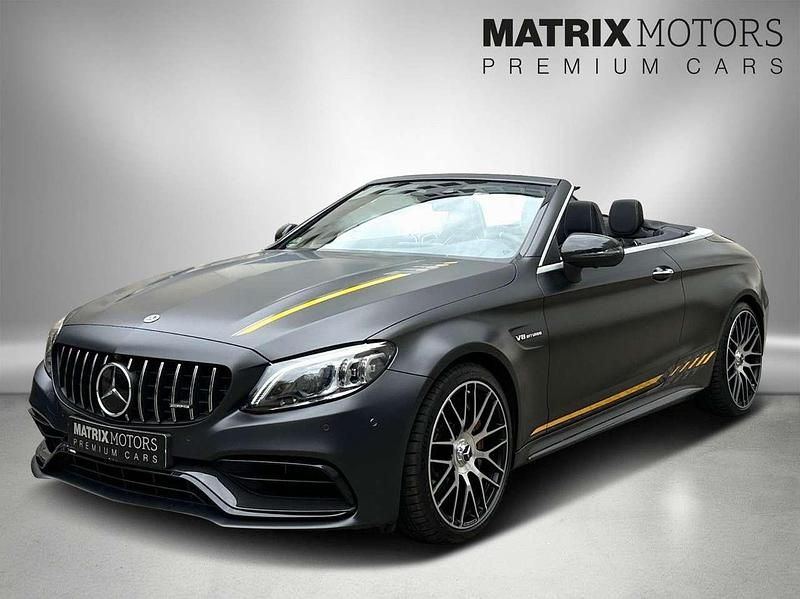 Designo graphitgrau magno Gebraucht 2022 Mercedes C63S AMG AMG Cabrio | 94.850 € - Bild 1/4
