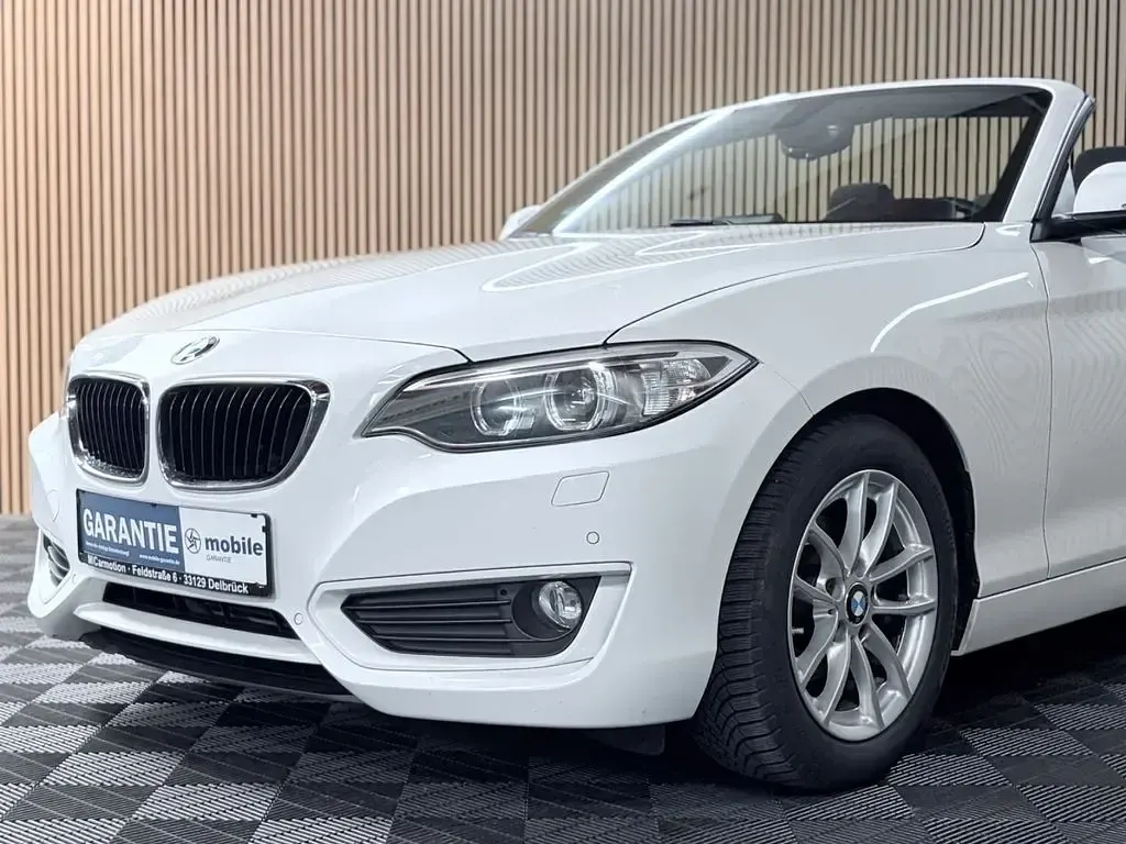 Gebraucht BMW 218 Advantage 150 PS (110 kW) 2017 Weiß Cabrio