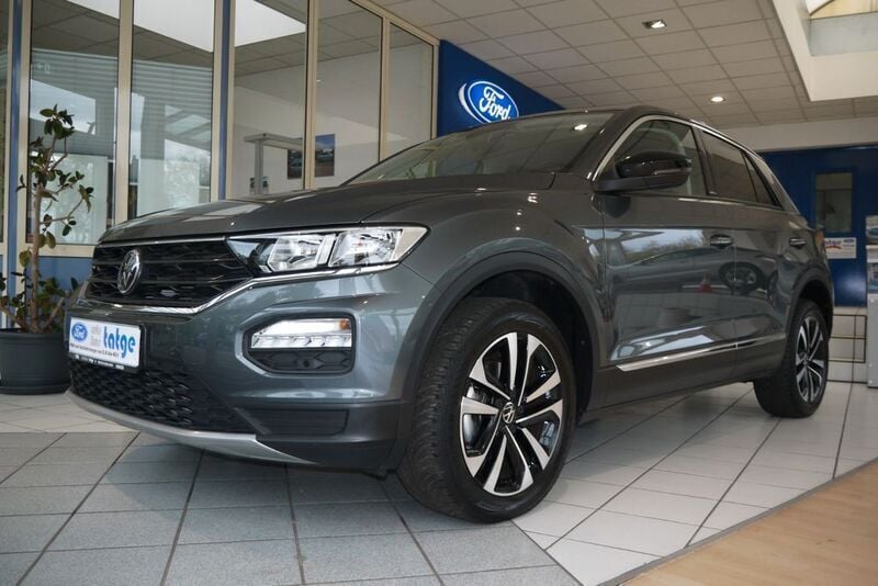 Grau Gebraucht 2021 VW T-Roc United SUV | 24.985 € (Fairer Preis) - Bild 1/4