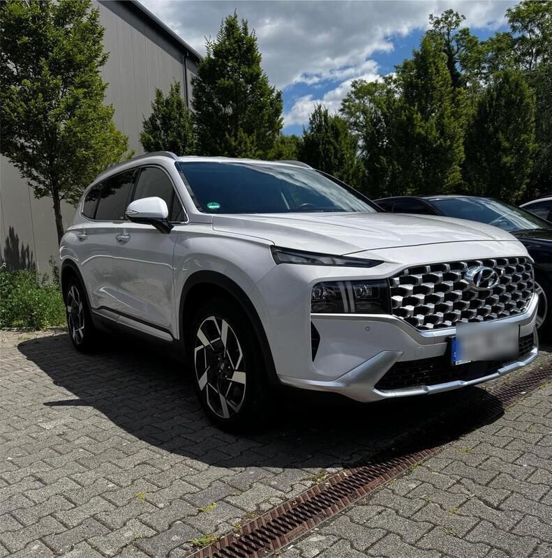 Weiß Gebraucht 2021 Hyundai Santa Fe Prime SUV | 41.000 € - Bild 1/4