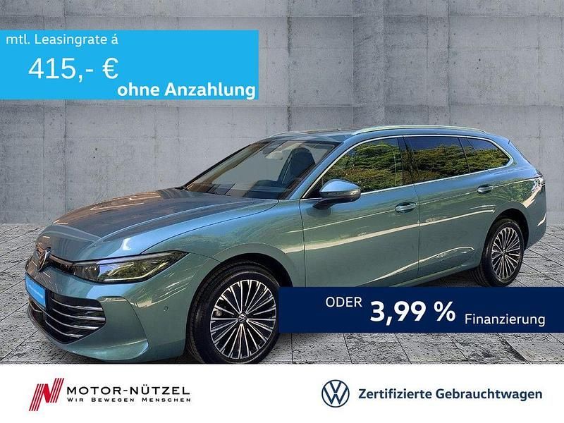 Grün Gebraucht 2024 VW Passat Elegance Kombi | 38.830 € - Bild 1/4