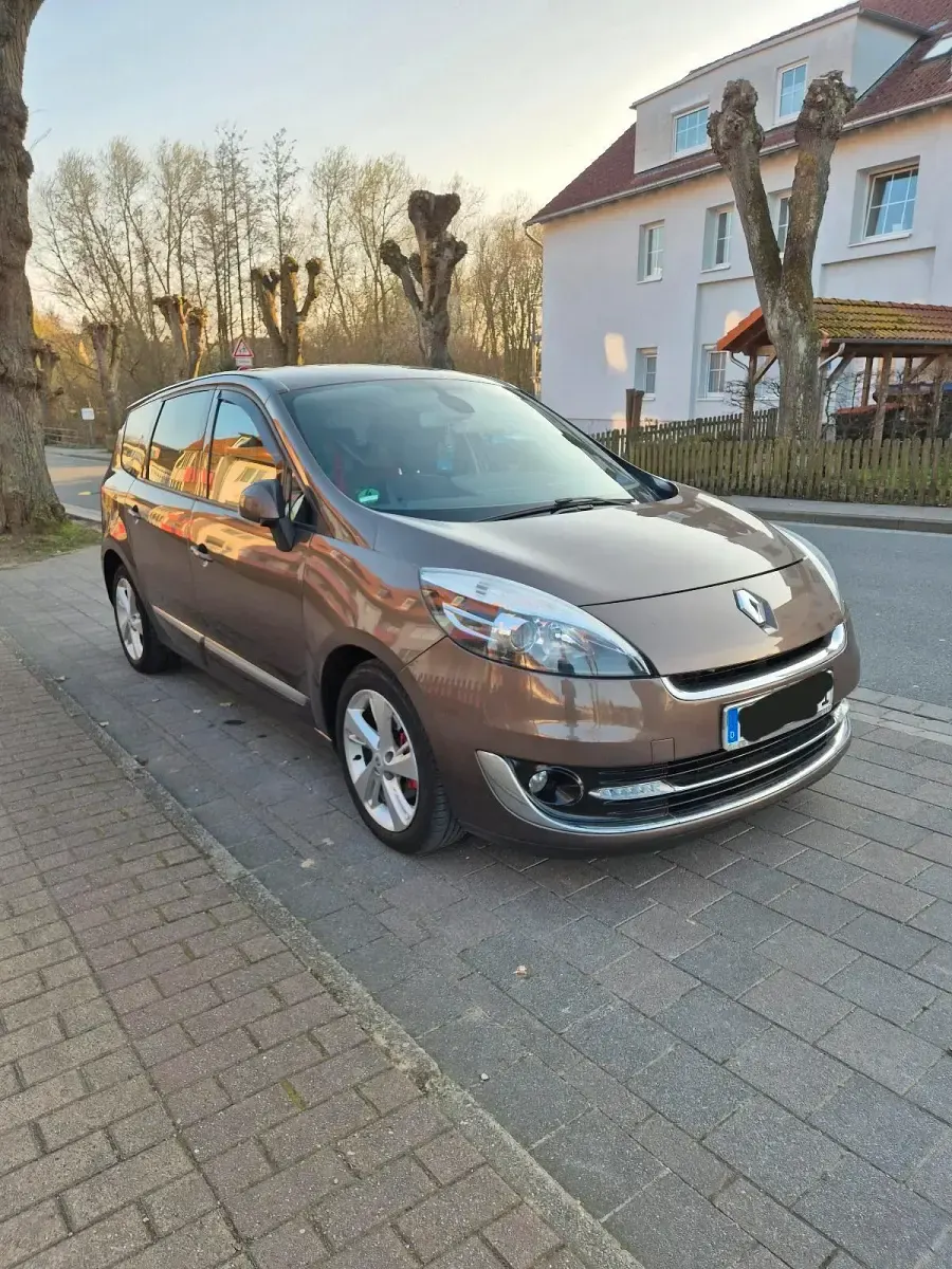Gebraucht Renault Scénic III 130 PS (95 kW) 2013 Braun Van / Kleinbus