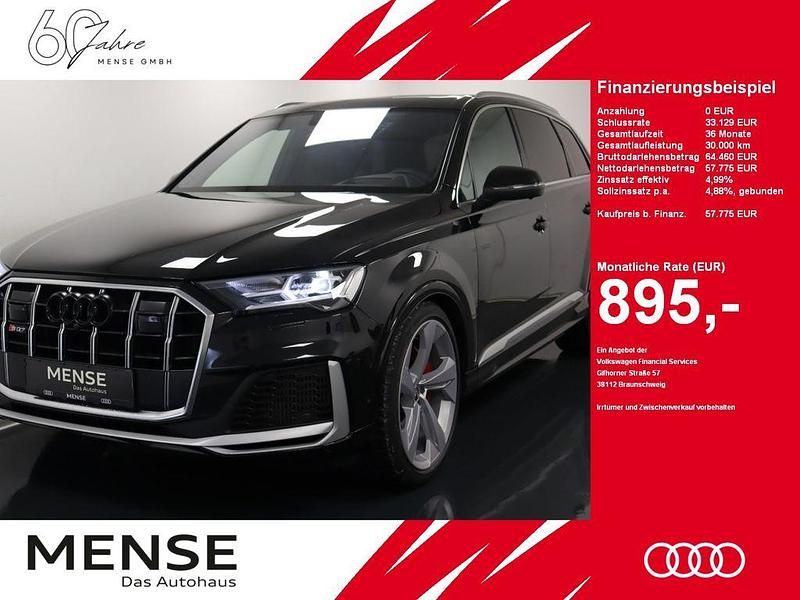Mythosschwarz Gebraucht 2022 Audi SQ7 Ambiente SUV | 57.775 € (Fairer Preis) - Bild 1/4