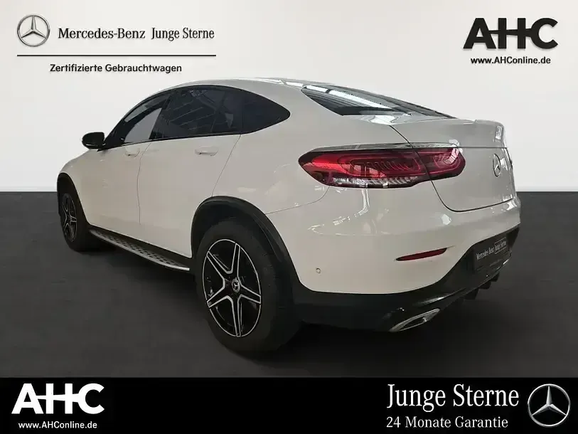 Gebraucht Mercedes GLC400d AMG 330 PS (242 kW) 2021 Unilack polarweiß Coupé