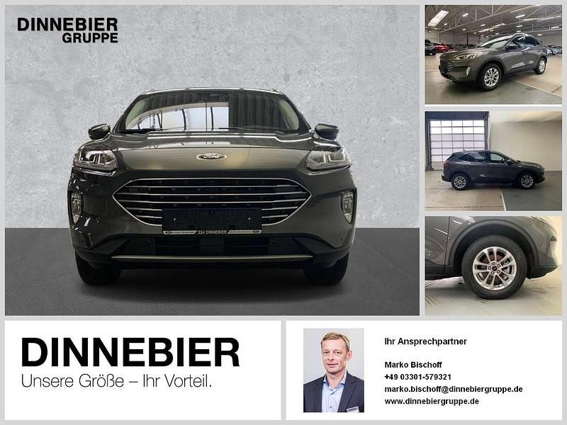 Grau Gebraucht 2021 Ford Kuga Titanium SUV | 22.530 € (Superpreis) - Bild 1/3