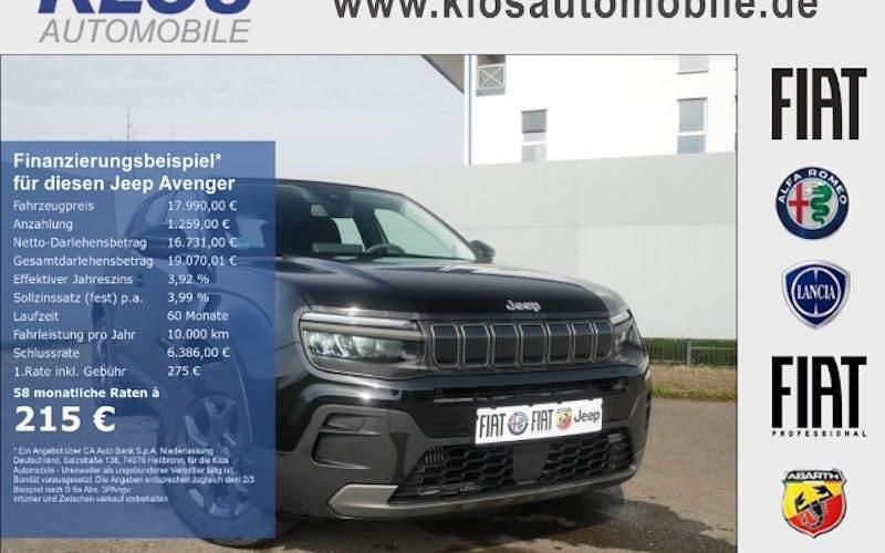 Gebraucht Jeep Avenger Longitude 101 PS (74 kW) 2024 Schwarz SUV