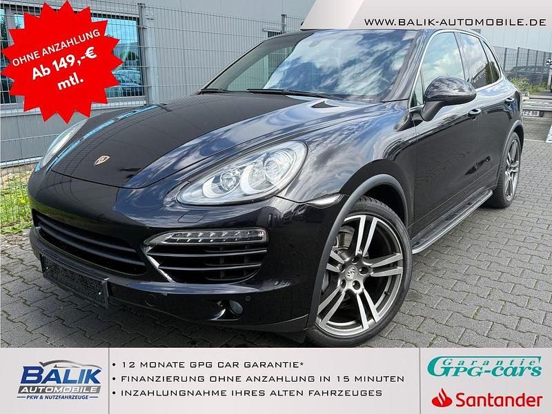 Tiefschwarz Gebraucht 2011 Porsche Cayenne Turbo SUV | 17.990 € - Bild 1/4