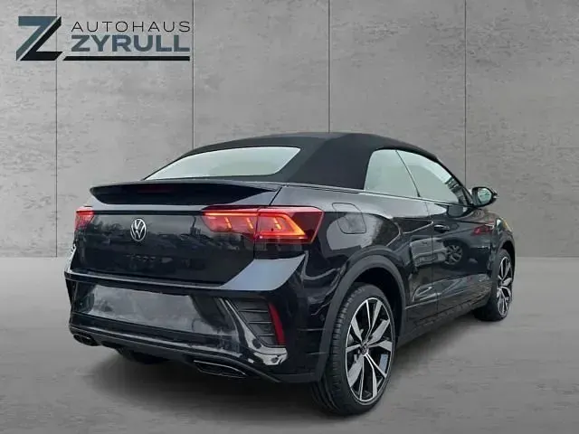 Gebraucht VW T-Roc Cabriolet R-line 150 PS (110 kW) 2025 Schwarz Cabrio