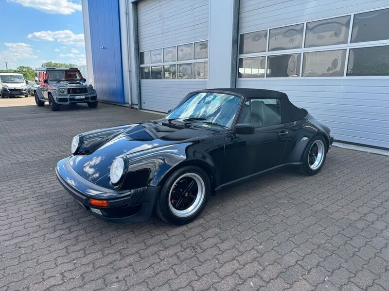 Schwarz Gebraucht 1987 Porsche 911 Cabrio | 99.900 € - Bild 1/4