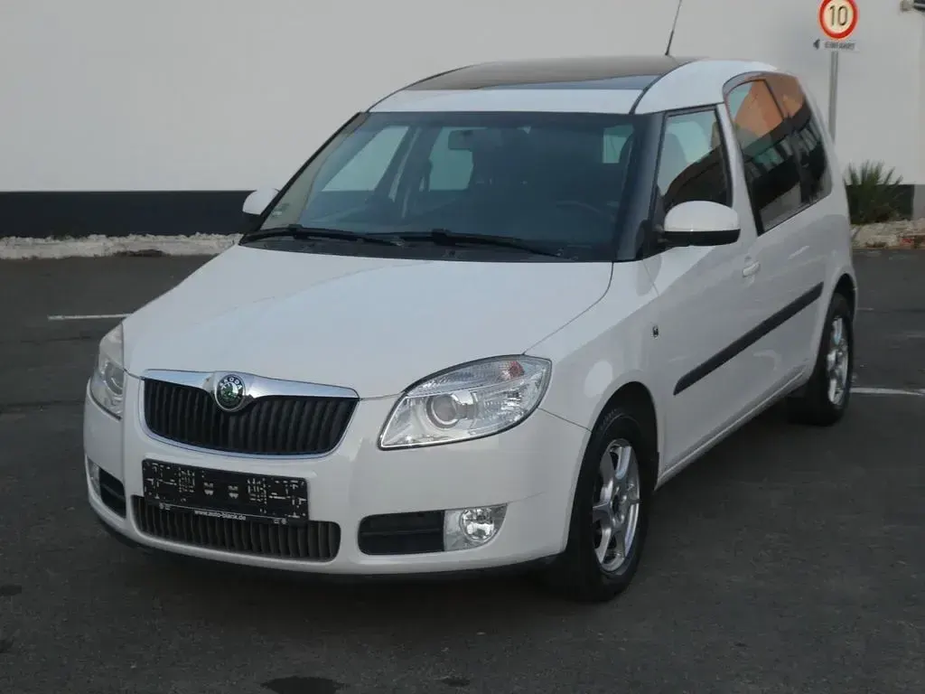 Gebraucht Skoda Roomster Comfort 86 PS (63 kW) 2009 Weiß Van / Kleinbus